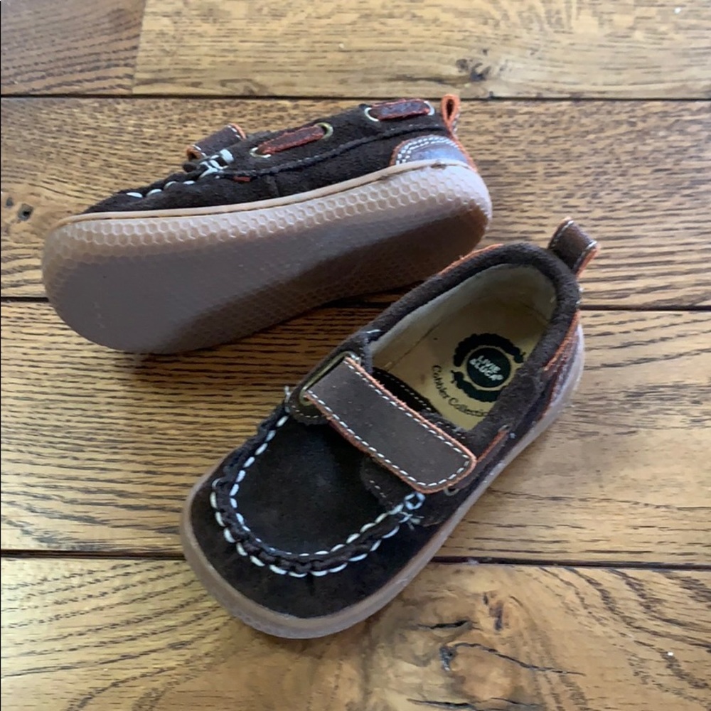 Livie & Luca North Loafer boys size 7 brown suede